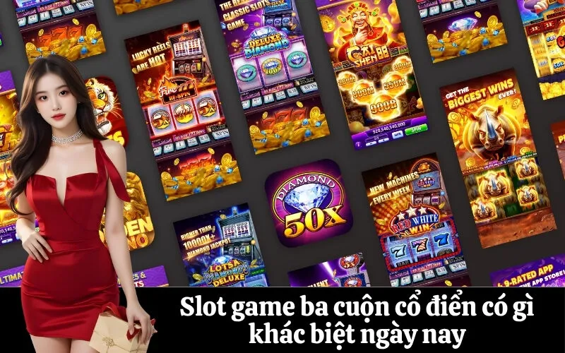 Slot game ba cuộn cổ điển có gì khác biệt ngày nay